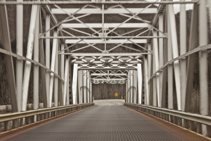 galvanized steel bridge