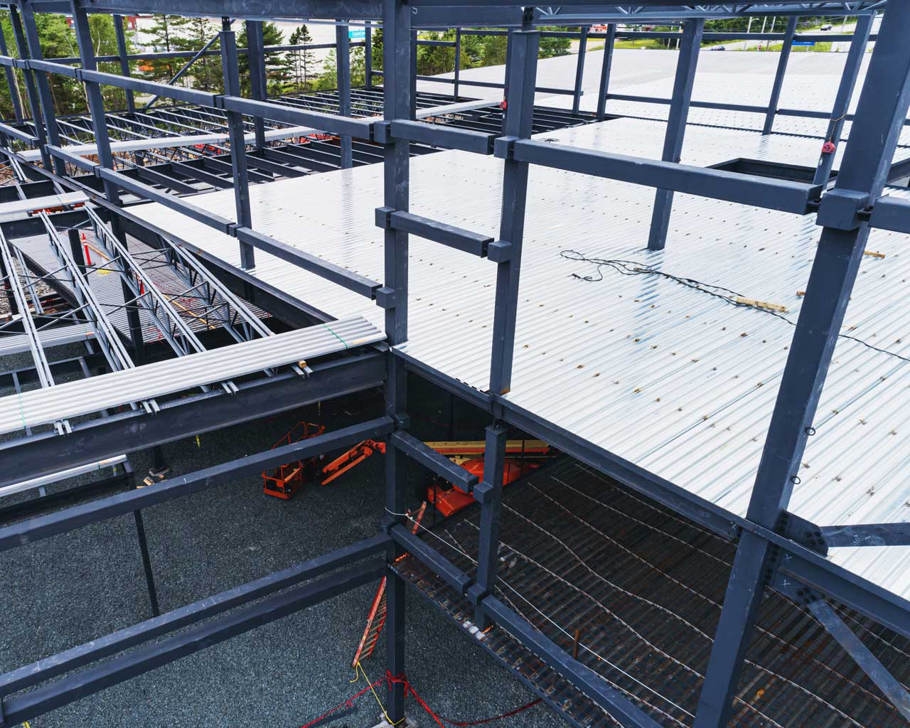 Metal Decking for Concrete Intsel Steel/Bushwick Metals