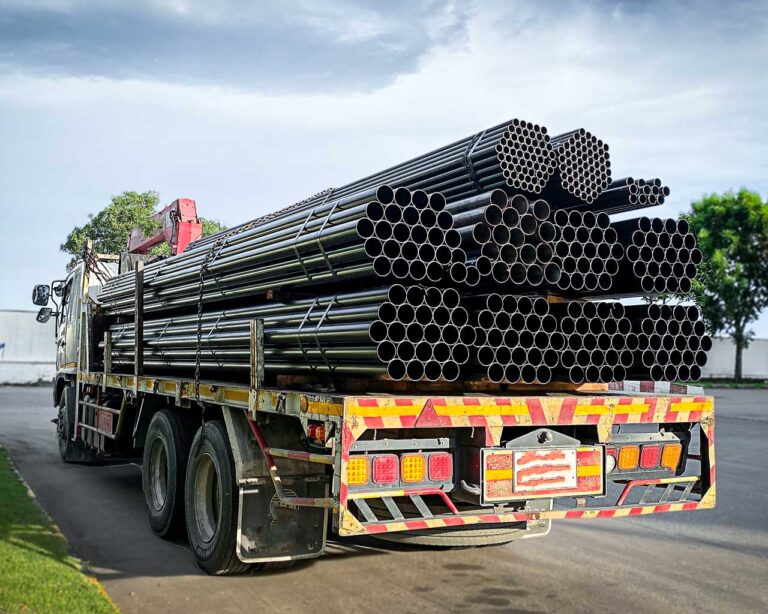 Bulk Steel Delivery Logistics